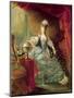 Portrait of Marie Antoinette Queen of France-Jacques Fabien Gautier d'Agoty-Mounted Premium Giclee Print