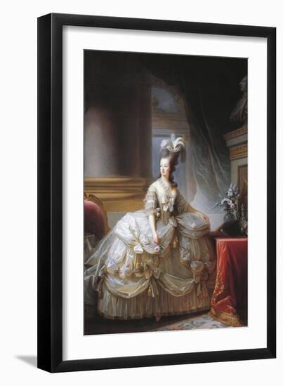 Portrait of Marie Antoinette-null-Framed Giclee Print