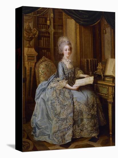 Portrait of Marie Antoinette-null-Stretched Canvas