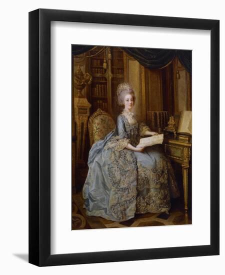 Portrait of Marie Antoinette-null-Framed Giclee Print