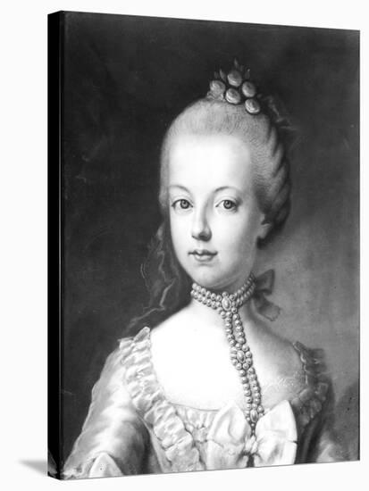 Portrait of Marie-Antoinette-null-Stretched Canvas