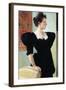 Portrait of Marie Breunig-Gustav Klimt-Framed Art Print