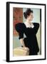 Portrait of Marie Breunig-Gustav Klimt-Framed Art Print