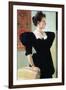 Portrait of Marie Breunig-Gustav Klimt-Framed Art Print