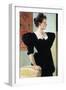 Portrait of Marie Breunig-Gustav Klimt-Framed Art Print