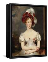 Portrait of Marie-Caroline, Duchesse de Berry, c.1825-Thomas Lawrence-Framed Stretched Canvas