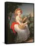 Portrait of Marie-Christine of Bourbon-Naples (1779-1849)-Elisabeth Louise Vigee-LeBrun-Framed Stretched Canvas