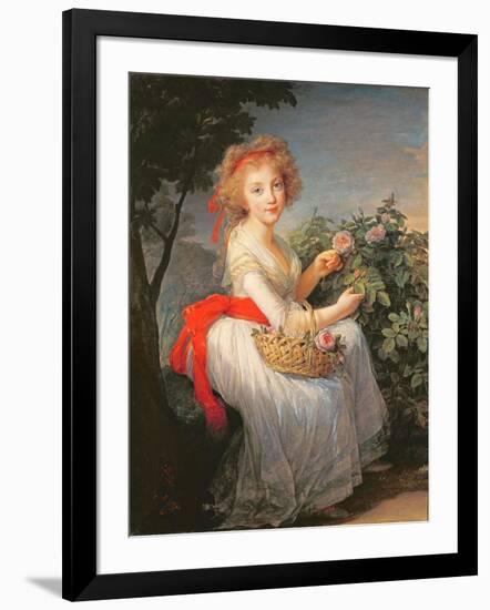 Portrait of Marie-Christine of Bourbon-Naples (1779-1849)-Elisabeth Louise Vigee-LeBrun-Framed Giclee Print