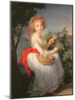 Portrait of Marie-Christine of Bourbon-Naples (1779-1849)-Elisabeth Louise Vigee-LeBrun-Mounted Giclee Print