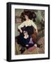 Portrait of Marie Coca and her Daughter, 1913-Suzanne Valadon-Framed Giclee Print