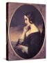 Portrait of Marie D?Agoult (1805-187), 1843-Henri Lehmann-Stretched Canvas