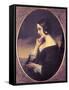 Portrait of Marie D?Agoult (1805-187), 1843-Henri Lehmann-Framed Stretched Canvas