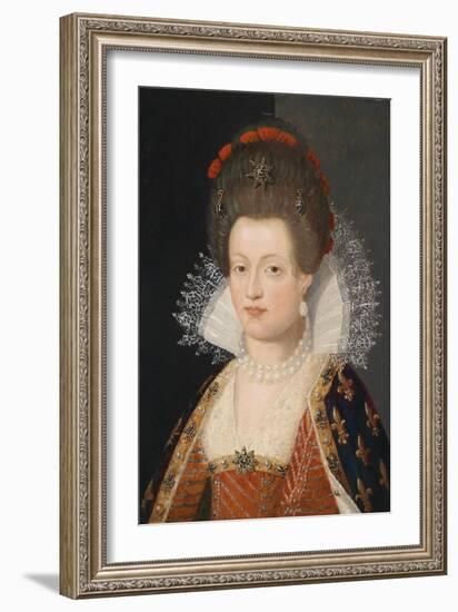 Portrait of Marie De Médici (1575-164), 1605-Frans Francken the Younger-Framed Giclee Print