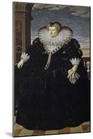 Portrait of Marie De Médici (1575-164)-Frans Francken the Younger-Mounted Giclee Print