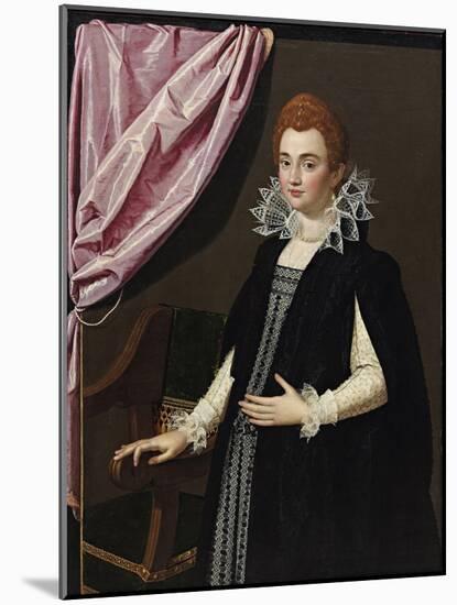 Portrait of Marie De Médici (1575-164)-Scipione Pulzone-Mounted Giclee Print