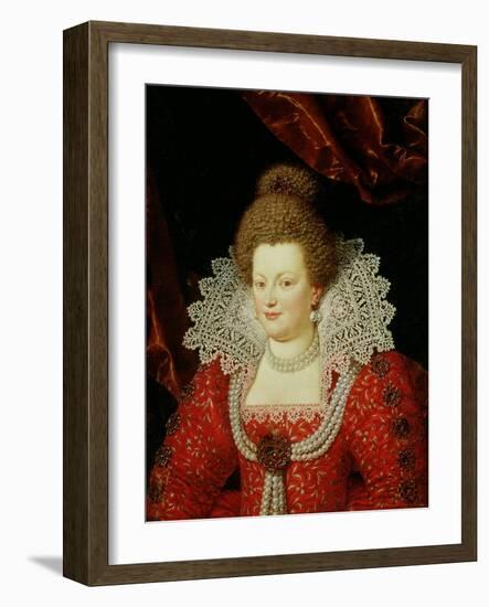 Portrait of Marie de Medici-Scipione Pulzone-Framed Giclee Print