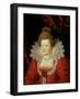 Portrait of Marie de Medici-Scipione Pulzone-Framed Giclee Print