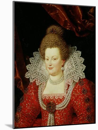 Portrait of Marie de Medici-Scipione Pulzone-Mounted Giclee Print