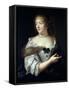 Portrait of Marie De Rabutin-Chantal, Madame De Sevigne (1626-96)-Claude Lefebvre-Framed Stretched Canvas