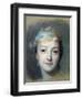 Portrait of Marie Fel 1757-Maurice Quentin de La Tour-Framed Premium Giclee Print