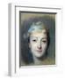 Portrait of Marie Fel 1757-Maurice Quentin de La Tour-Framed Premium Giclee Print