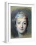 Portrait of Marie Fel 1757-Maurice Quentin de La Tour-Framed Giclee Print