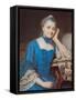 Portrait of Marie Fel, C.1753-Maurice Quentin de La Tour-Framed Stretched Canvas