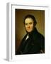 Portrait of Marie Henri Beyle, Known as Stendhal (1783-1842) 1840-Johan Olaf Sodermark-Framed Giclee Print