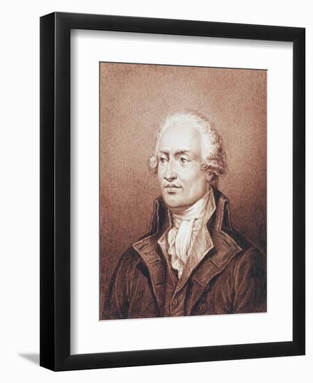 Portrait of Marie-Jean De Condorcet Caritat (Ribemont 1743-Bourg-La-Reine-Jean Jacques Frilley-Framed Giclee Print