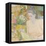 Portrait of Marie Jeanette De Lange, 1900-Jan Toorop-Framed Stretched Canvas