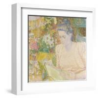 Portrait of Marie Jeanette De Lange, 1900-Jan Toorop-Framed Art Print