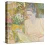 Portrait of Marie Jeanette De Lange-Jan Toorop-Stretched Canvas