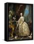 Portrait of Marie Leszczynska, Queen of France (1703-176), 1747-Carle van Loo-Framed Stretched Canvas
