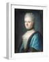 Portrait of Marie Leszczynska, Queen of France (1703-176)-Franz Bernhard Frey-Framed Giclee Print