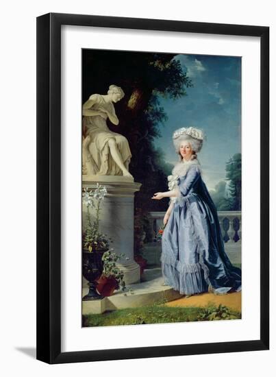 Portrait of Marie-Louise (1733-99) Victoire De France-Adelaide Labille-Guiard-Framed Giclee Print