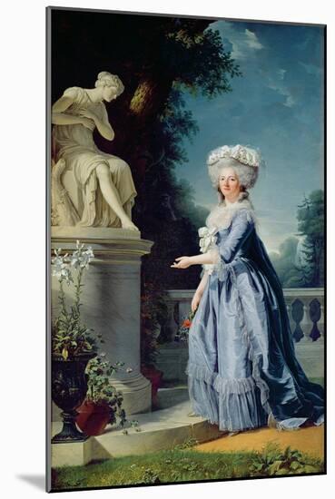 Portrait of Marie-Louise (1733-99) Victoire De France-Adelaide Labille-Guiard-Mounted Giclee Print