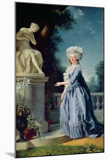 Portrait of Marie-Louise (1733-99) Victoire De France-Adelaide Labille-Guiard-Mounted Giclee Print