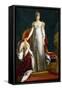 Portrait of Marie Louise, Empress of France-Barry Watkin-Framed Stretched Canvas