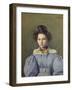 Portrait of Marie-Louise Laure Sennegon-Jean-Baptiste-Camille Corot-Framed Giclee Print