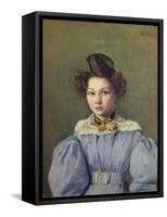 Portrait of Marie-Louise Laure Sennegon-Jean-Baptiste-Camille Corot-Framed Stretched Canvas