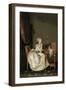 Portrait of Marie Louise of Savoy (1749-179), Princess of Lamballe-Anton Hickel-Framed Giclee Print