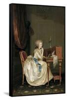 Portrait of Marie Louise of Savoy (1749-179), Princess of Lamballe-Anton Hickel-Framed Stretched Canvas