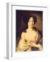 Portrait of Marie Mancini-Pierre Mignard-Framed Giclee Print