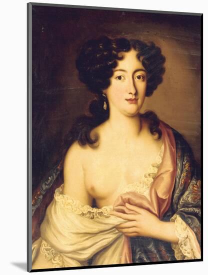 Portrait of Marie Mancini-Pierre Mignard-Mounted Giclee Print