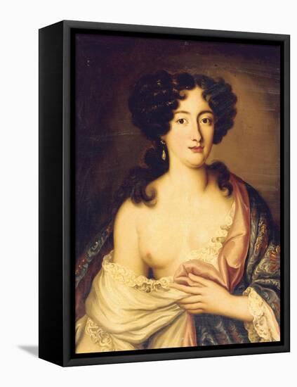 Portrait of Marie Mancini-Pierre Mignard-Framed Stretched Canvas