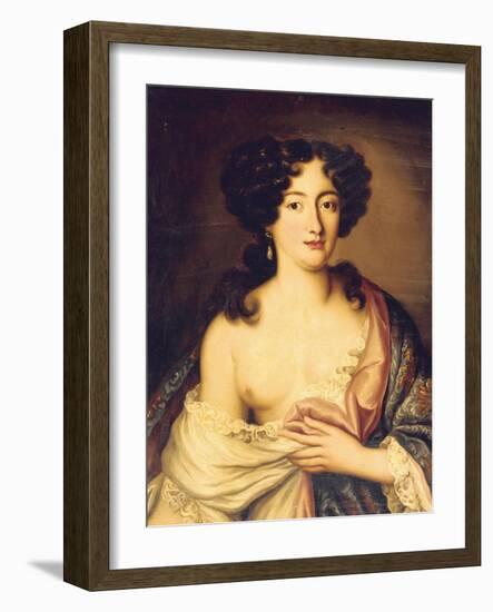 Portrait of Marie Mancini-Pierre Mignard-Framed Giclee Print