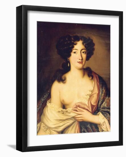 Portrait of Marie Mancini-Pierre Mignard-Framed Giclee Print