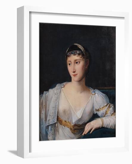 Portrait of Marie-Pauline Bonaparte (1780-1825) Princess Borghese, 1806-Robert Lefevre-Framed Giclee Print