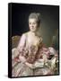 Portrait of Marie Suzanne (Marie-Suzanne) Giroust, Madame Roslin (1734-1772) Peinture De Roslin, Al-Alexander Roslin-Framed Stretched Canvas