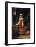 Portrait of Marie Therese Charlotte of France Called Madame Royale by Alexandre Francois Caminade-null-Framed Giclee Print